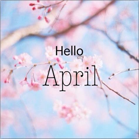 Hello April Pictures Photos And Images For Facebook Tumblr Pinterest And Twitter