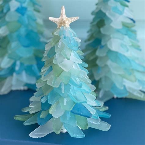These Sea Glass Christmas Trees Will Transform Your Home Into A Coastal