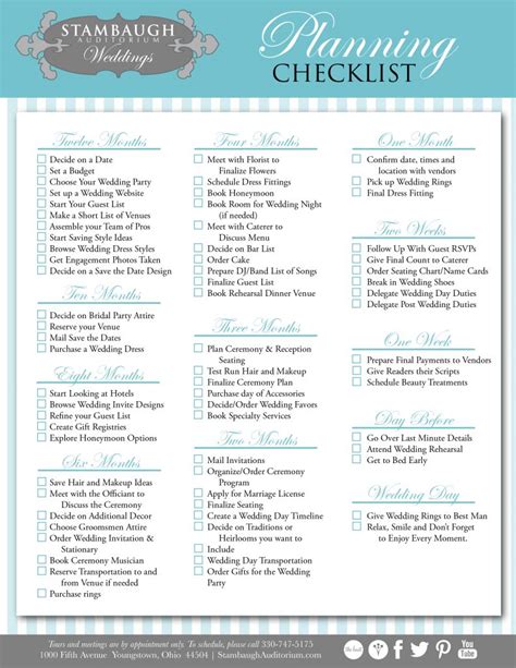 De Stress Wedding Planning With Our 12 Month Checklist