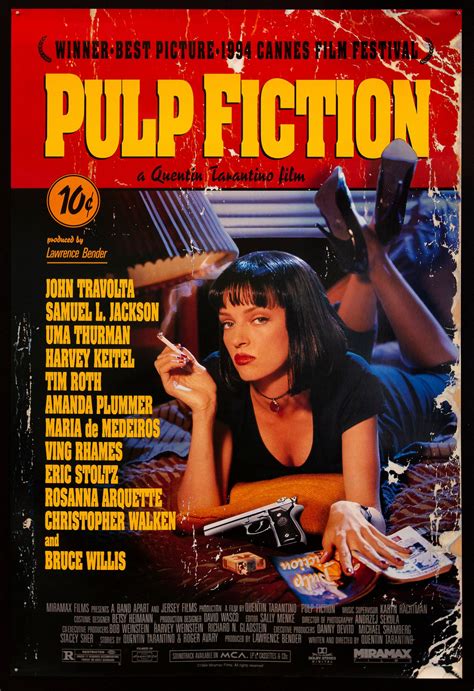 Pulp Fiction Vintage Movie Poster