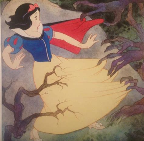 Snow White In The Forest With Trees Caught Her Dress Haunted Forest