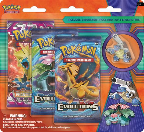 Check spelling or type a new query. Pokemon XY12 Evolutions Pin 3-Pack Blastoisetrading Cards, English | Walmart Canada