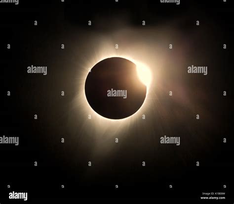 Total Solar Eclipse Stock Photo Alamy