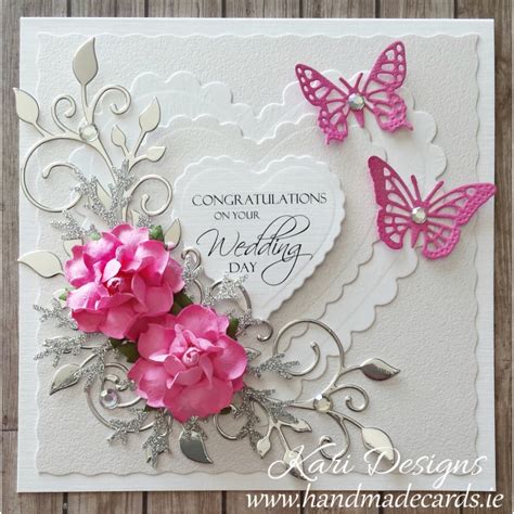 Handmade Wedding Wishes Card