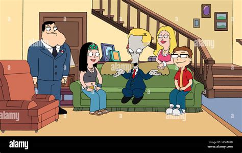 American Dad From Left Stan Smith Hayley Smith Roger Francine Smith Steve Smith Great
