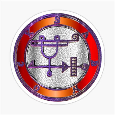 Goetia Coin Sigil Seal Of Sabnock Sticker For Sale By Voxmedia