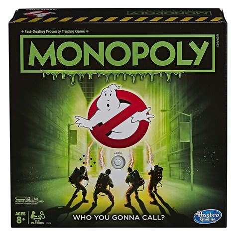 Monopoly Ghostbusters Hasbro Edition Board Game The Gamesmen