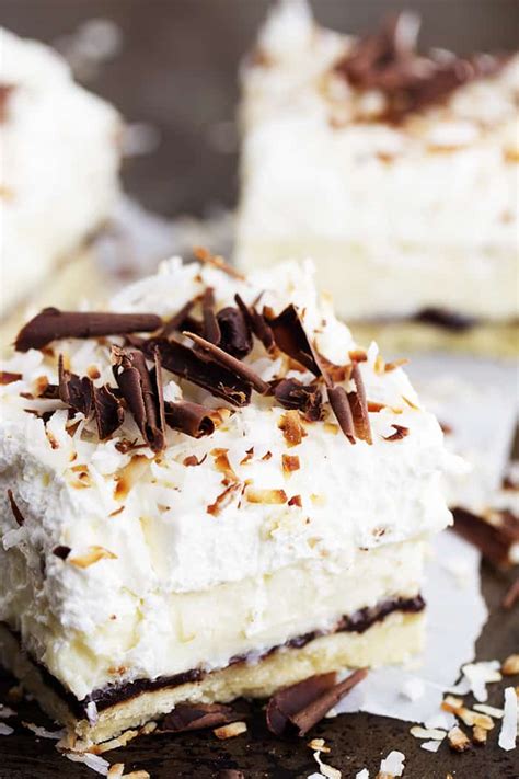 Heavy cream, granulated sugar, shredded coconut, baking powder and 15 more. Chocolate Coconut Cream Pie Bars | The Recipe Critic