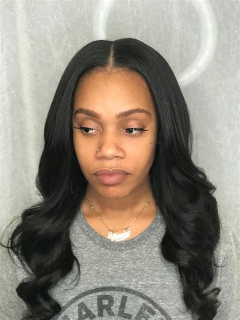 Loose Wave Hairstyles With Middle Part 2021 Hairstyle For You