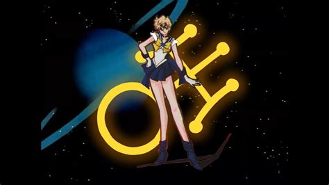 Super Sailor Uranus Transformation Uranus Crystal Power Sailor Moon Eternal Version Fan