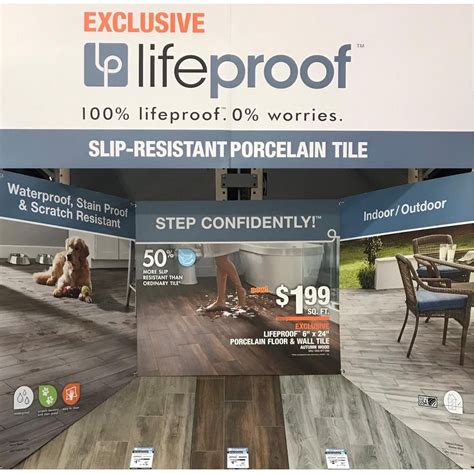 Lifeproof Shadow Wood 6 In X 24 In Porcelain Floor And Wall Tile 14