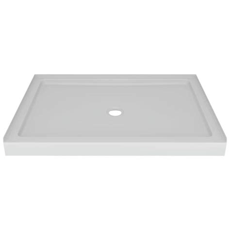 Delta Laurel High Gloss White Acrylic Shower Base 48 In W X 3275 In L