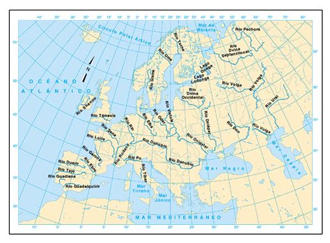 Europa Mapa Fisico Rios Buscar Con Google Mapa De Europa Mapa