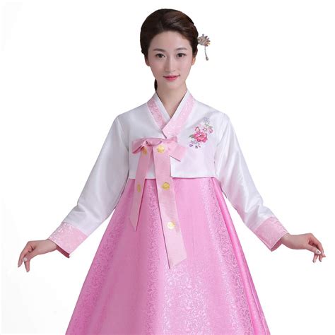 Women Korean Traditional Long Sleeve Classic Hanboks Dress Cosplay Costume Buy Online In India