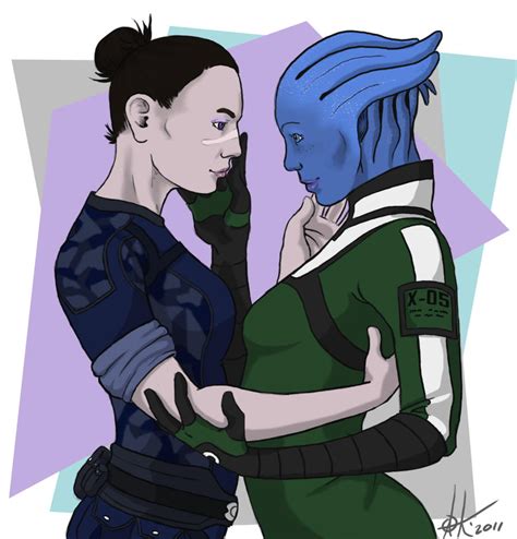 Shepard And Liara By Canius On Deviantart