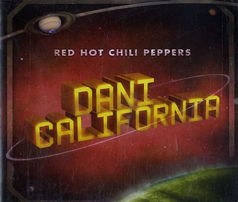 Red Hot Chili Peppers Dani California Uk Promo Cd Single Cd5 5