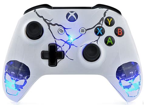 Skulls White Xbox One S Un Modded Custom Controller Unique Design