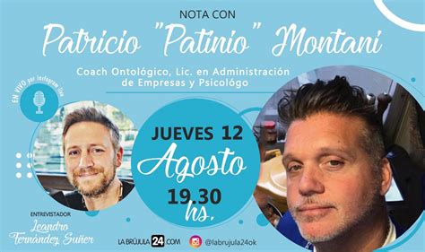 En El Instagram Live De La Brújula 24 Patricio “patinio” Montani La