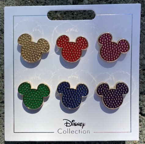Mickey Mouse Icon Multicolor Flair Pin Set Disney Pins Blog