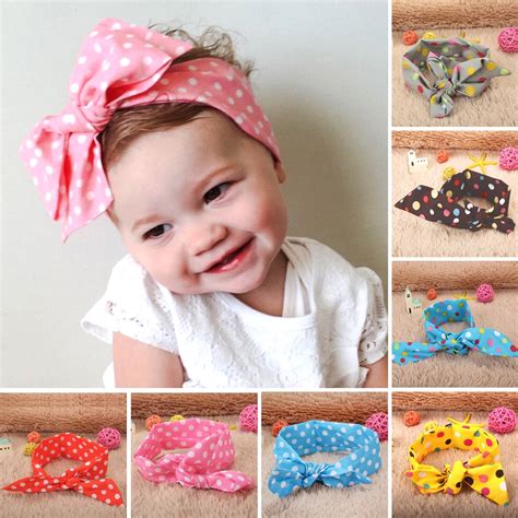 100cm Baby Headband Multi Colors Diy Baby Girls Turban Knot Big
