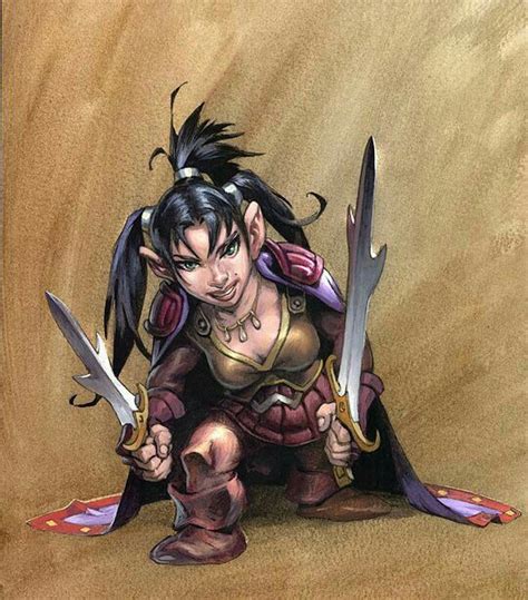 female gnome fighter rpg character character portraits character concept character design