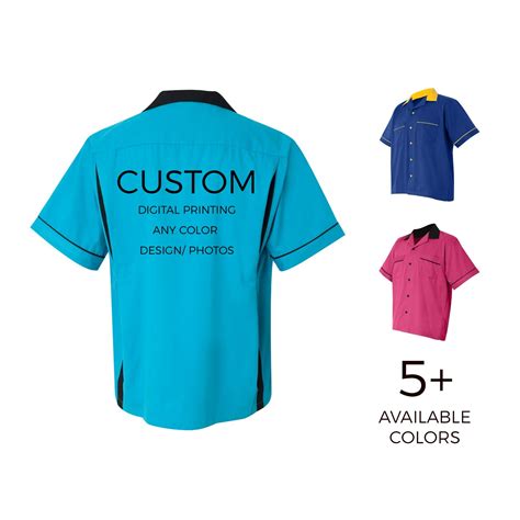 Bowling Shirt Personalize And Design Your Own Bowling Shirt Etsy