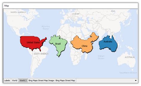 Map Of The World Actual Country Sizes Map Of World
