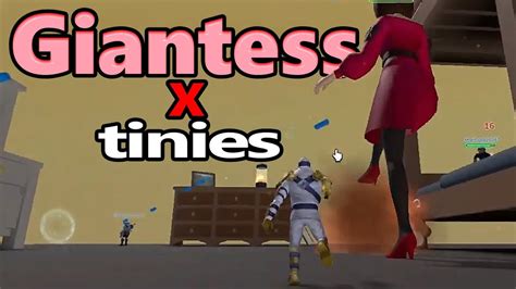 Tinies Vs Giantess A Roblox Game Where Tinies Fight Giantess Bosses