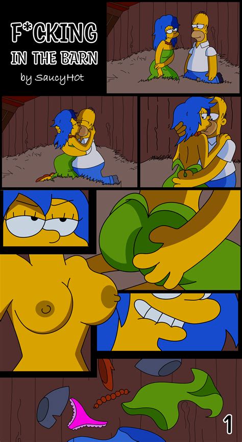 Rule 34 Ass Barn Homer Simpson Marge Simpson Milf Natural Born Kissers Nude Female Saucyh0t