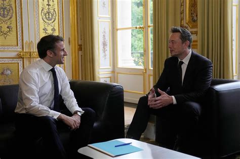 Macron To Meet Elon Musk In Paris On Friday To Discuss Batteries