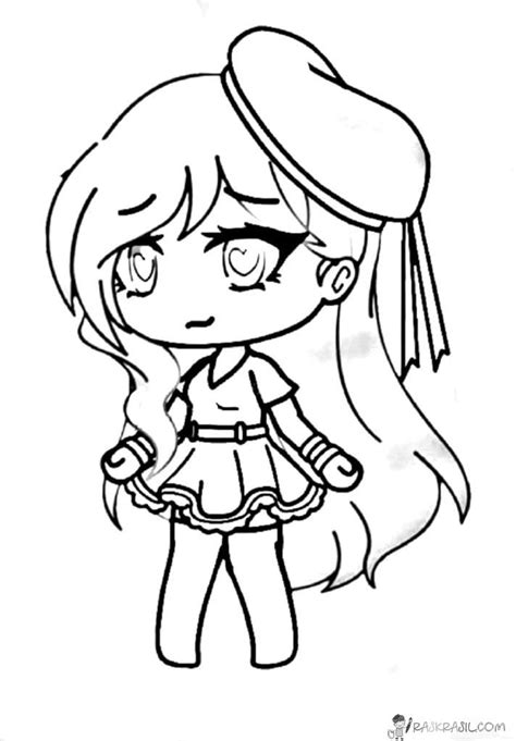 Anime manga coloring pages free coloring pages. Gacha Life Coloring Pages. Unique Collection. Print for Free