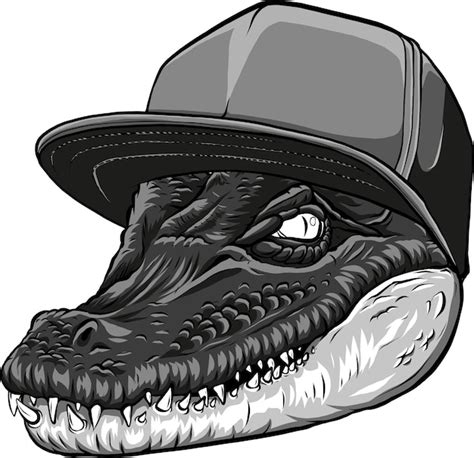 Premium Vector Crocodile Head Vector Mascot Design