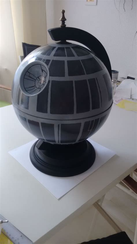 Diy Star Wars Death Star Globe Bar Star Wars Diy Star Wars Decor