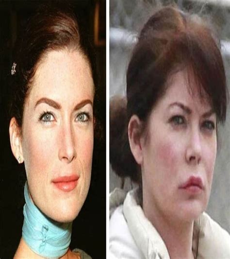 Lara Flynn Boyle. This actress messed with her face a ...