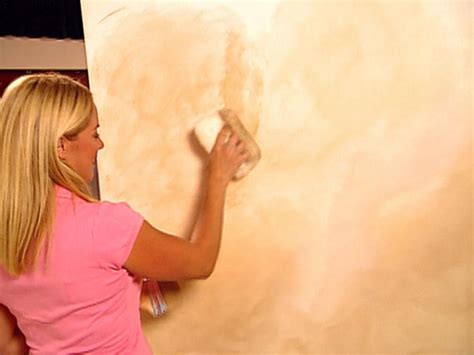 Decorative Paint Technique Color Washing A Wall How Tos Diy