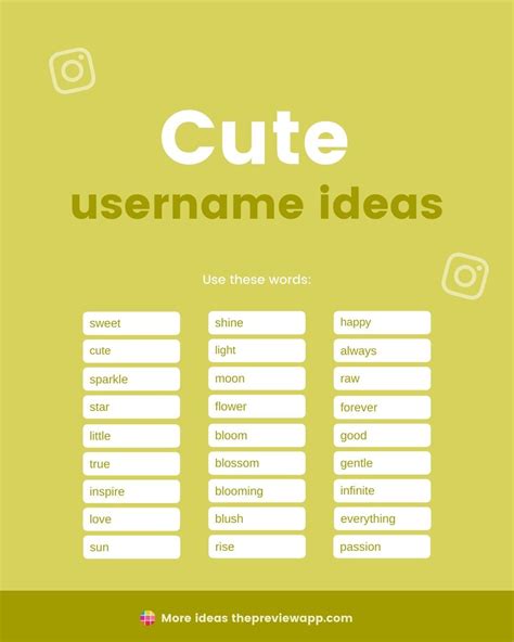 Cool Names For Instagram Cool Usernames For Instagram Aesthetic Names