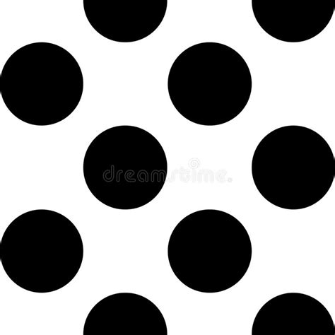 Polka Dotsbig Black Polka Dots White Seamless Backgroundvintage Retro Background With Polka