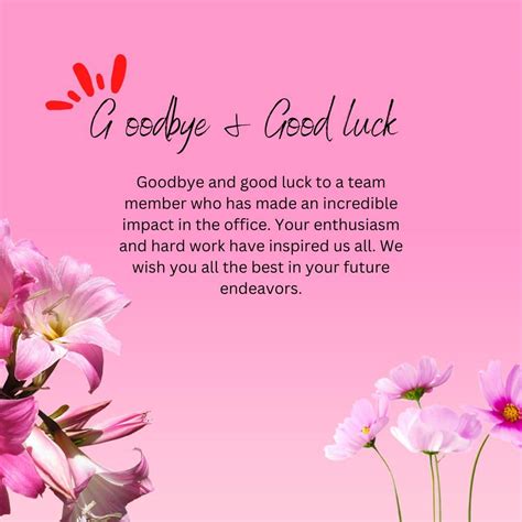 Farewell Message To Employee And Staff The Best Goodbye