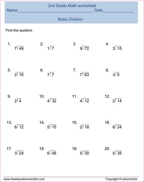 Math Worksheet Generator Long Division Worksheet Resume Examples