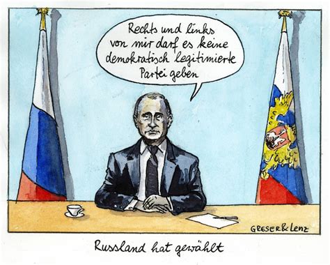 Karikatur Greser Und Lenz Russland Hat Gewählt Immer Im Bilde Faz