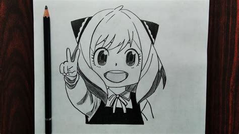 Çok Kolay Anime Çizimi Anya Forger Çizimi How To Draw Anya Forger