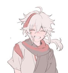 He looks like an angel with his white hair and the sunlight dancing on his skin. KAZUHA | Cute anime guys, Anime guys, Character drawing