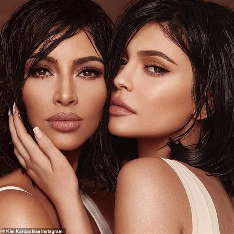 Kim Kardashian And Sister Kylie Jenner Cuddle Up In Leotards As They Announce Make Up