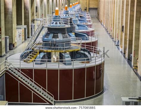 Hoover Dam Plant Underground Turbines August Stock Photo Edit Now