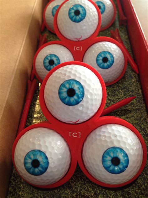 Crazy Looking Golf Balls Made By Redline Golf Golf Ball Crafts Golf Ball T Golf