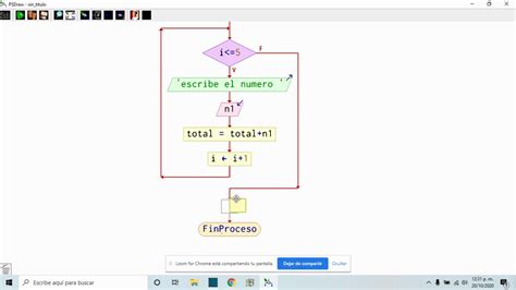 Ciclo While Diagrama De Flujo Pseint Youtube Cloud Hot Girl