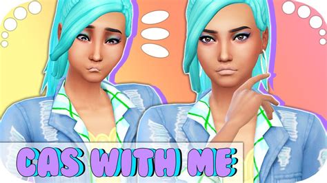 The Sims 4 Cas With Me Justine Wood💙 Youtube