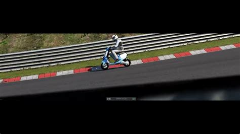Assetto Corsa Nurburgring Nordschleife With A Scooter Replay Youtube