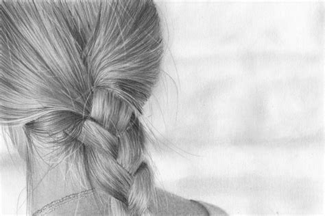 Long Straight Hair Drawing