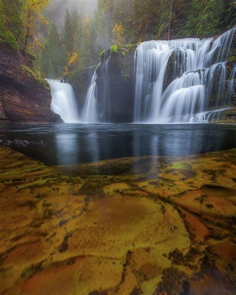 Lower Lewis River Falls Photograph By Darren White Fine Art America